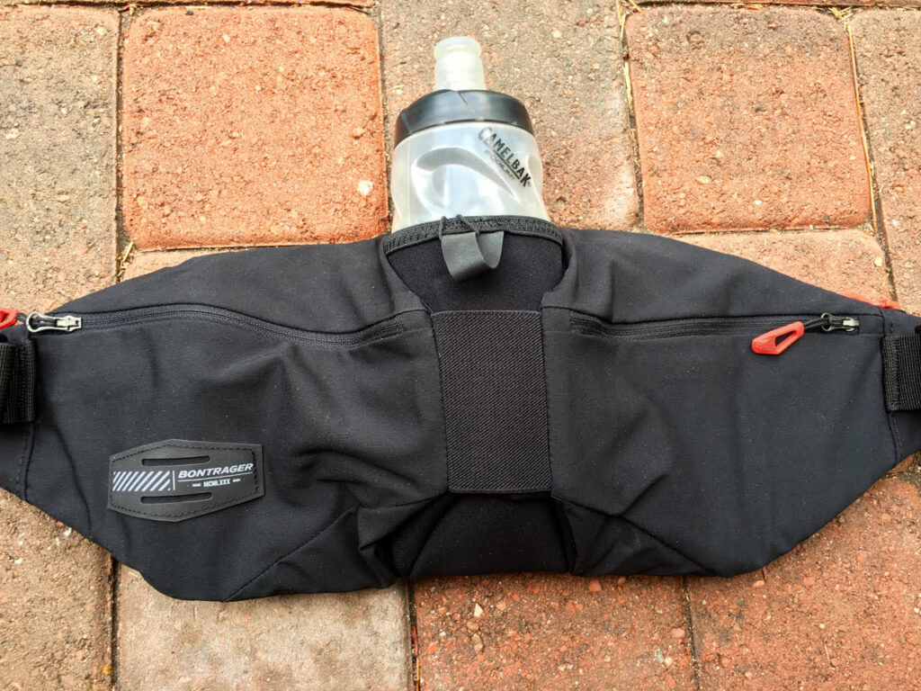 The Rapid Pack with a water bottle inserted.
