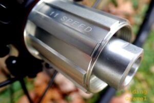 Detail image of the Hadley made, Spinergy designed free hub body