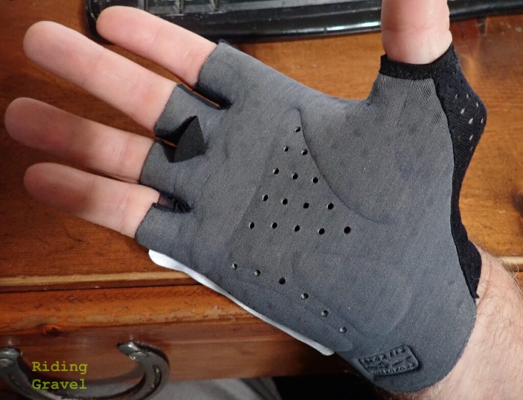 The palm of the q 36.5 Unique Glove with EIT technology