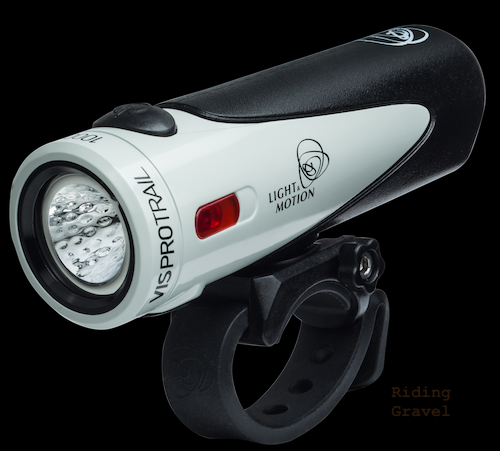 Studio shot of the Light and motion VIS PRO Trail 1000 