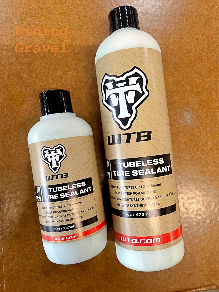 WTB TCS Sealant in the 8 oz and 16 oz sizes. 