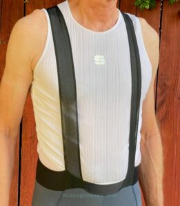 The Sportful Pro Base Layer as modeled by Grannygear