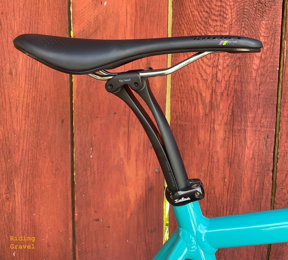 Detail showing Ergon seat post All Road