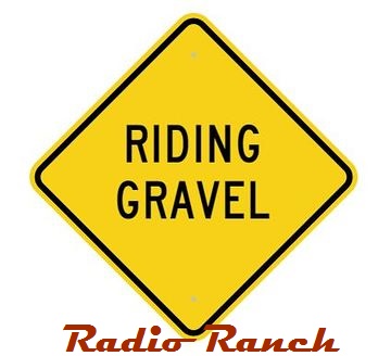 Logo for the Riding Gravel Radio Ranch podcast.