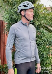 Grannygear wearing the Bontrager Circuit Thermal Long Sleeved Jersey