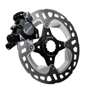 Image showing a brake caliper and rotor. 
